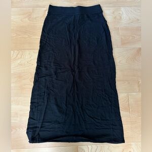 🌻 2/$10 Sonoma Life + Style Classic Black Maxi Skirt size small petite